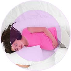 pregnant woman sleeping