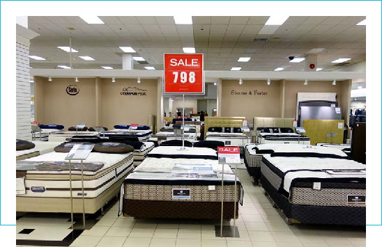 store sells mattresses